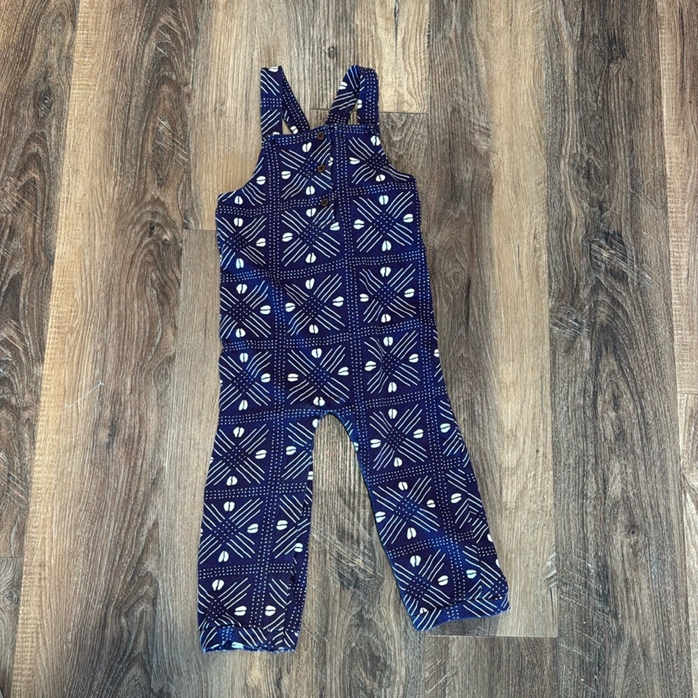 Ade & Ayo Blue Patterned Jumper Size Youth Small